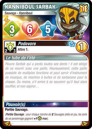 Kanniboul Sarbak [Krosmaster avec carte FR] - Krosmaster - OCCASION