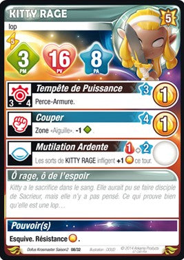 Kitty Rage [Krosmaster avec carte FR] - Krosmaster - OCCASION