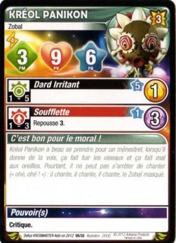 Kréol Panikon [Krosmaster avec carte FR] - Krosmaster - OCCASION