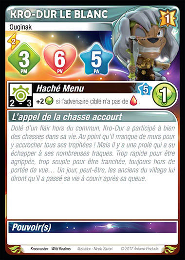 Kro-Dur Le Blanc [Krosmaster avec carte FR] - Krosmaster - OCCASION