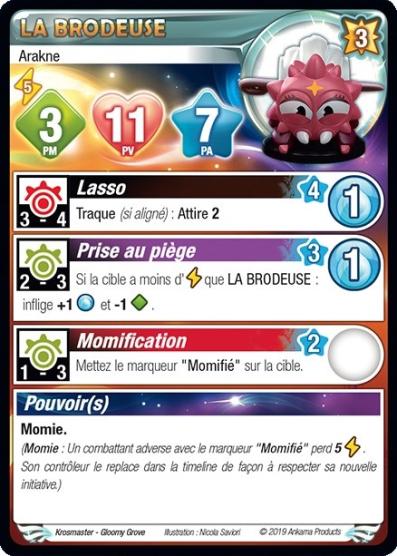 La Brodeuse [Krosmaster avec carte FR] - Krosmaster - OCCASION