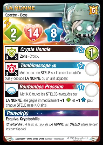 La Nonne [Krosmaster avec carte FR] - Krosmaster - OCCASION