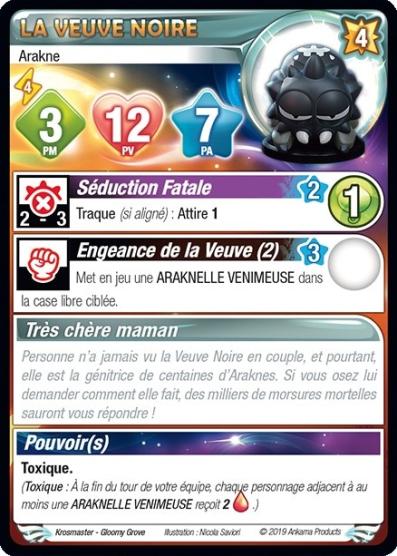 La Veuve Noire [Krosmaster avec carte FR] - Krosmaster - OCCASION