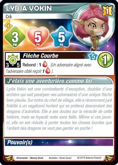 Lydia Vokin [Krosmaster avec carte FR] - Krosmaster - OCCASION