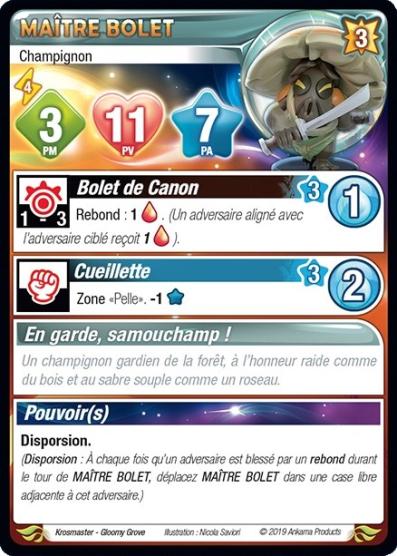 Maître Bolet [Krosmaster avec carte FR] - Krosmaster - OCCASION