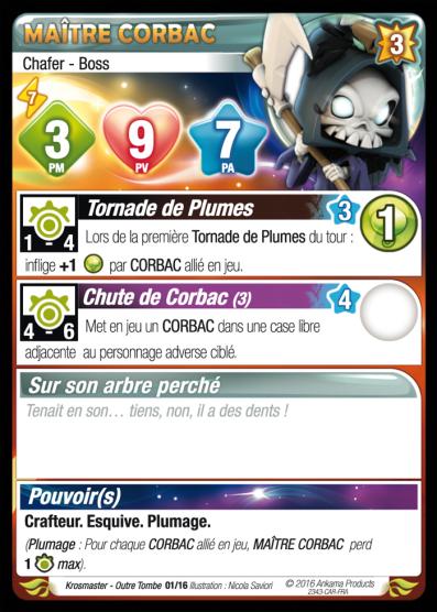 Maître Corbac [Krosmaster avec carte ES] - Krosmaster - OCCASION
