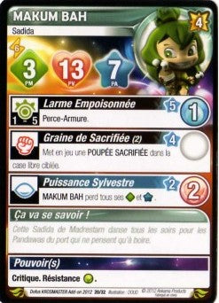 Makum Bah [Krosmaster avec carte FR] - Krosmaster - OCCASION