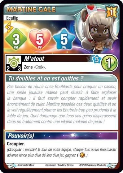 Martine Gale [Krosmaster avec carte FR] - Krosmaster - OCCASION