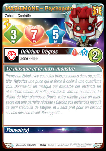Maskemane - Psychopate [Krosmaster avec carte IT] - Krosmaster - OCCASION