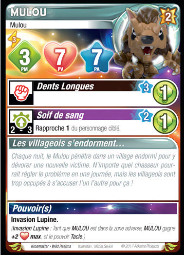 Mulou [Krosmaster avec carte FR] - Krosmaster - OCCASION