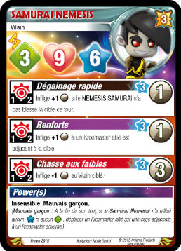 Némésis Samuraï [Krosmaster avec carte EN] - Krosmaster - OCCASION