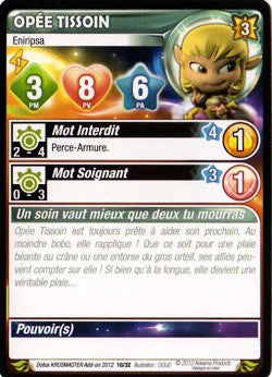 Opée Tissoin [Krosmaster avec carte FR] - Krosmaster - OCCASION