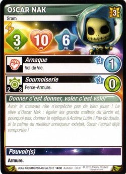 Oscar Nak [Krosmaster avec carte FR] - Krosmaster - OCCASION
