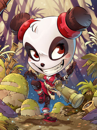 Pandalida [Krosmaster avec carte FR] - Krosmaster - OCCASION