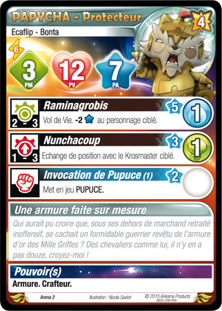 Papycha - Protecteur [Krosmaster avec carte FR] - Krosmaster - OCCASION