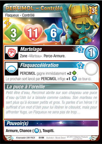 Percimol - Contrôlé [Krosmaster avec carte FR] - Krosmaster - OCCASION