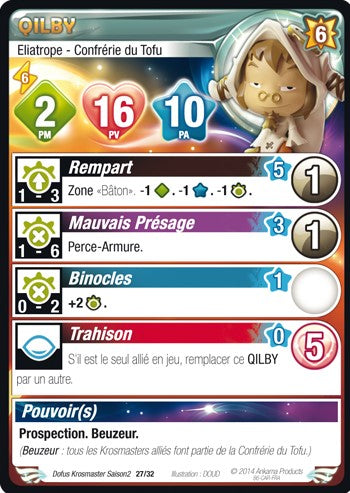 Qilby [Krosmaster avec carte FR] - Krosmaster - OCCASION