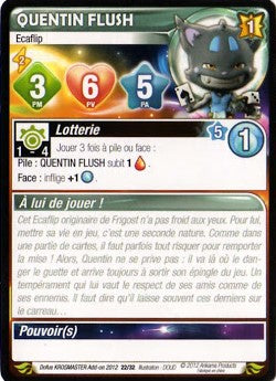 Quentin Flush [Krosmaster avec carte FR] - Krosmaster - OCCASION