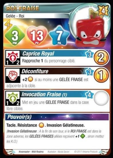 Roi Fraise [Krosmaster avec carte IT] - Krosmaster - OCCASION