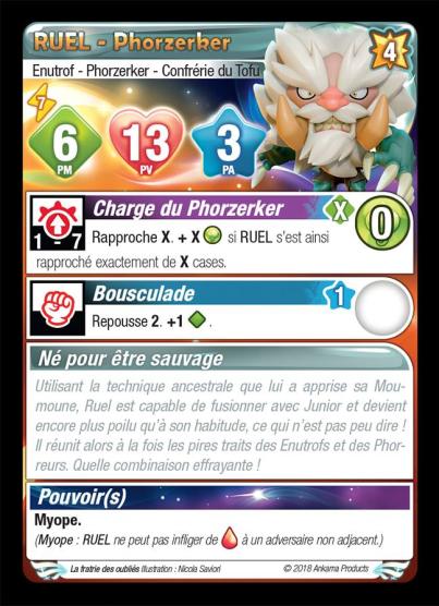 Ruel - Phorzerker [Krosmaster avec carte ES] - Krosmaster - OCCASION