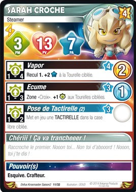 Sarah Croche [Krosmaster avec carte EN] - Krosmaster - OCCASION