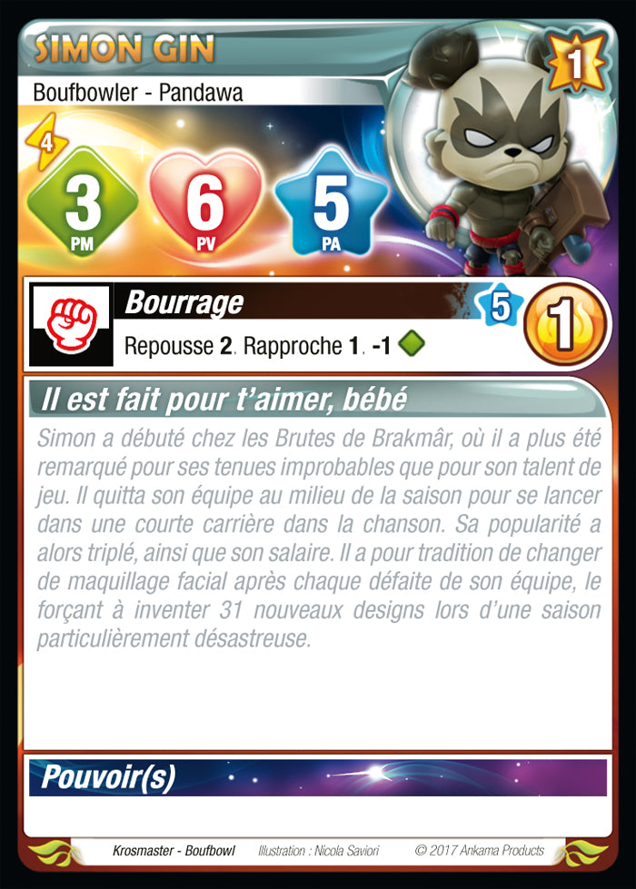 Simon Gin [Krosmaster avec carte ES]