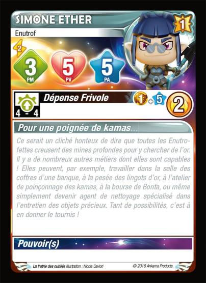 Simone Ether [Krosmaster avec carte EN] - Krosmaster - OCCASION