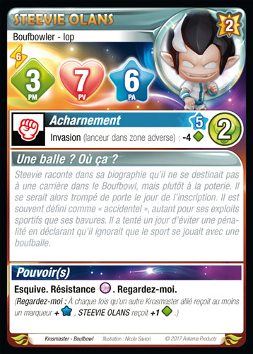 Steevie Olans [Krosmaster avec carte ES]