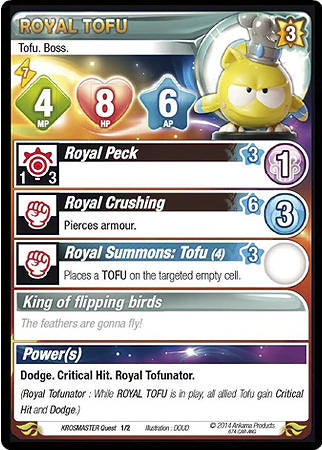 Tofu Royal [Krosmaster avec carte FR] - Krosmaster - OCCASION