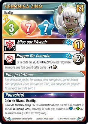Véronica Zino [Krosmaster avec carte EN] - Krosmaster - OCCASION