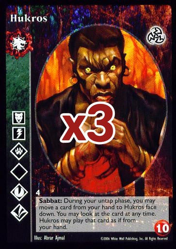 Hukros [Third set] - VTES CCG