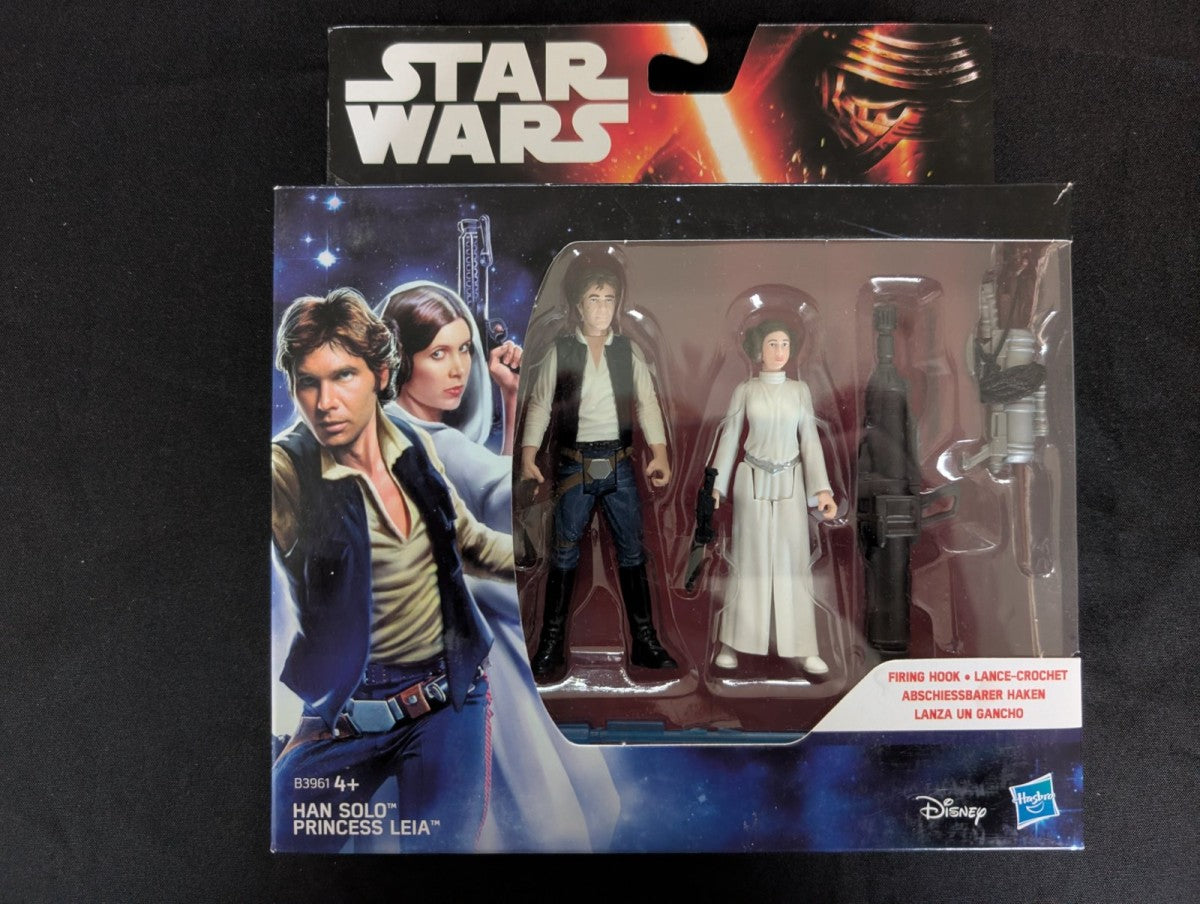 Figurine Han Solo + Princess Leia (B3961) - Hasbro Star Wars