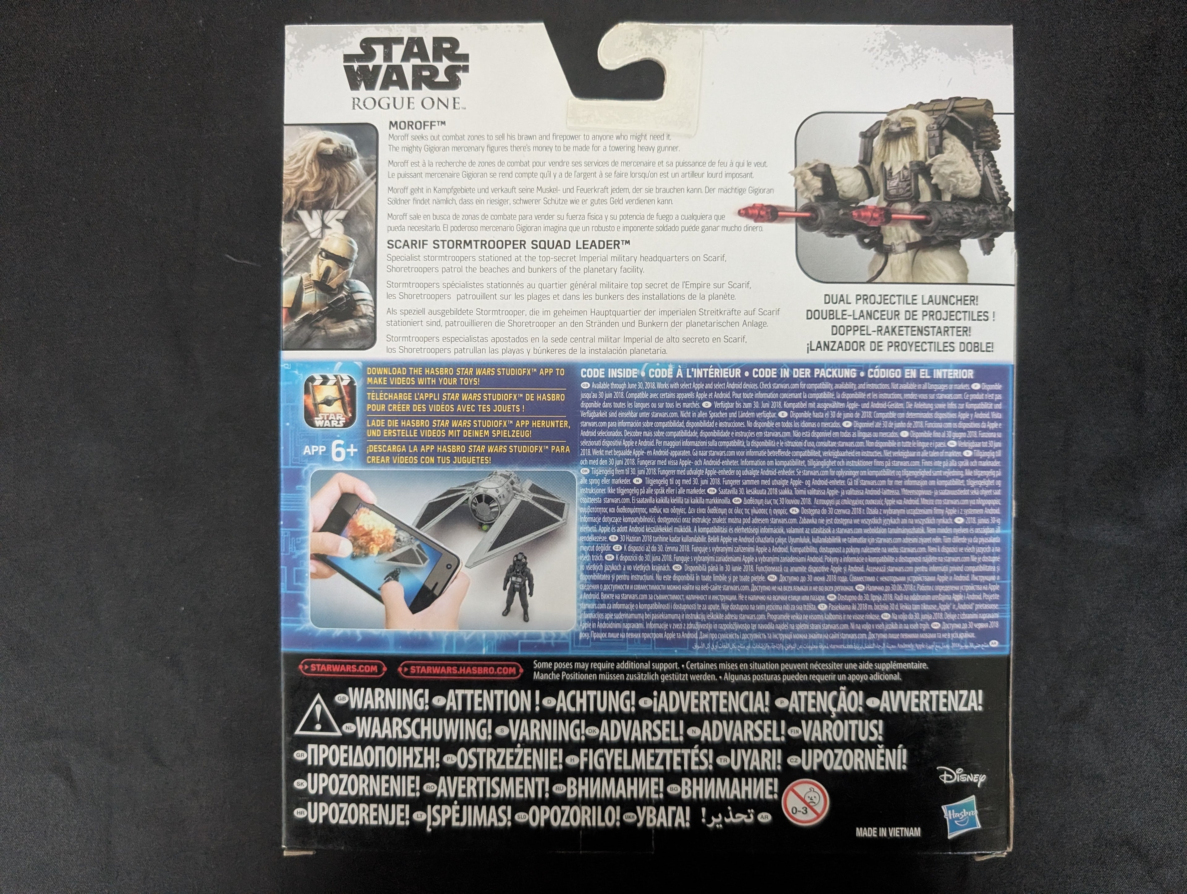 Figurine Moroff, Scarif Stormtrooper Squad Leader (B7261) - Hasbro Star Wars