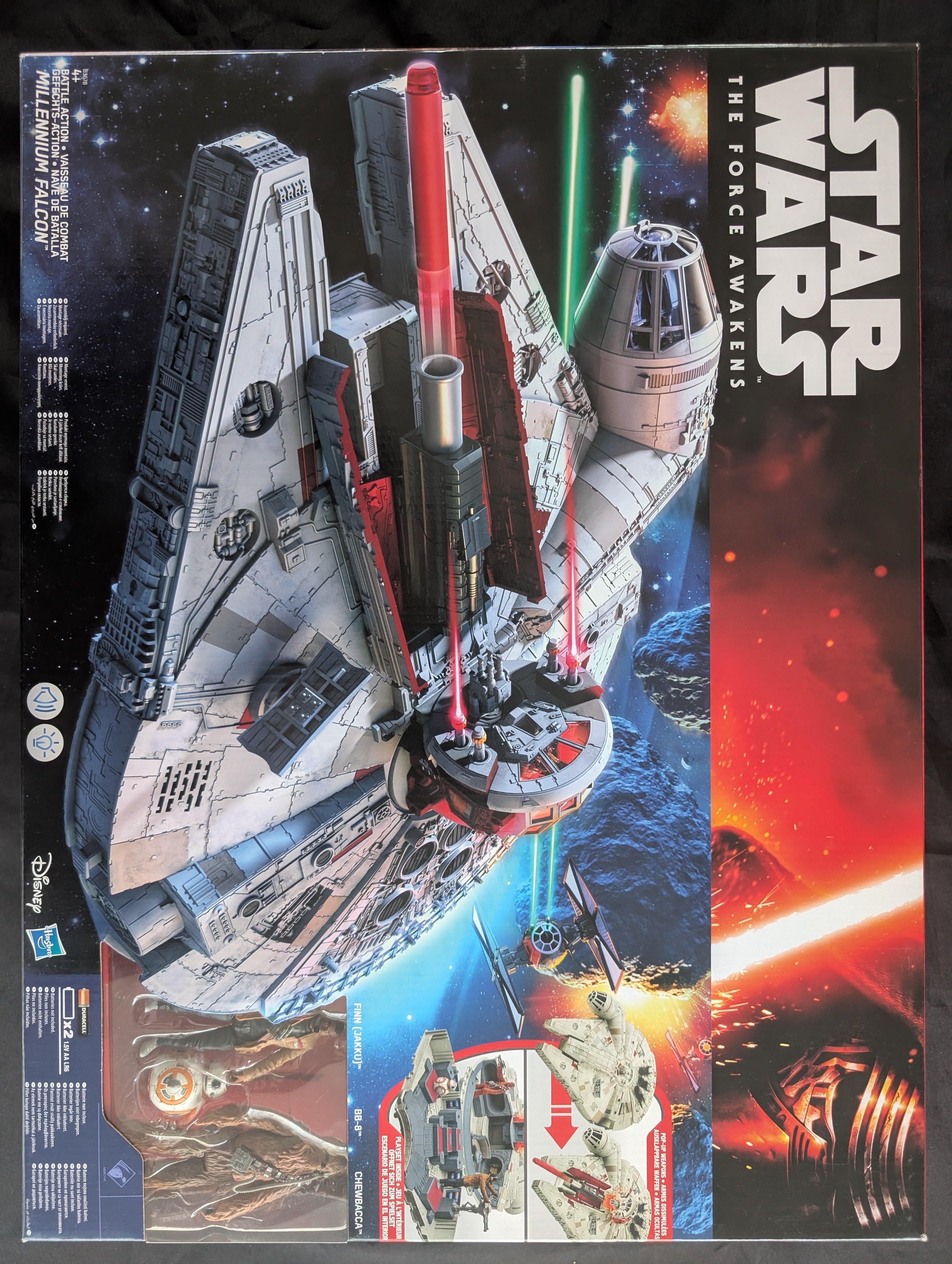 Falcon Millennium + Finn Jakku, Bb-8, Chewbacca (B3678)