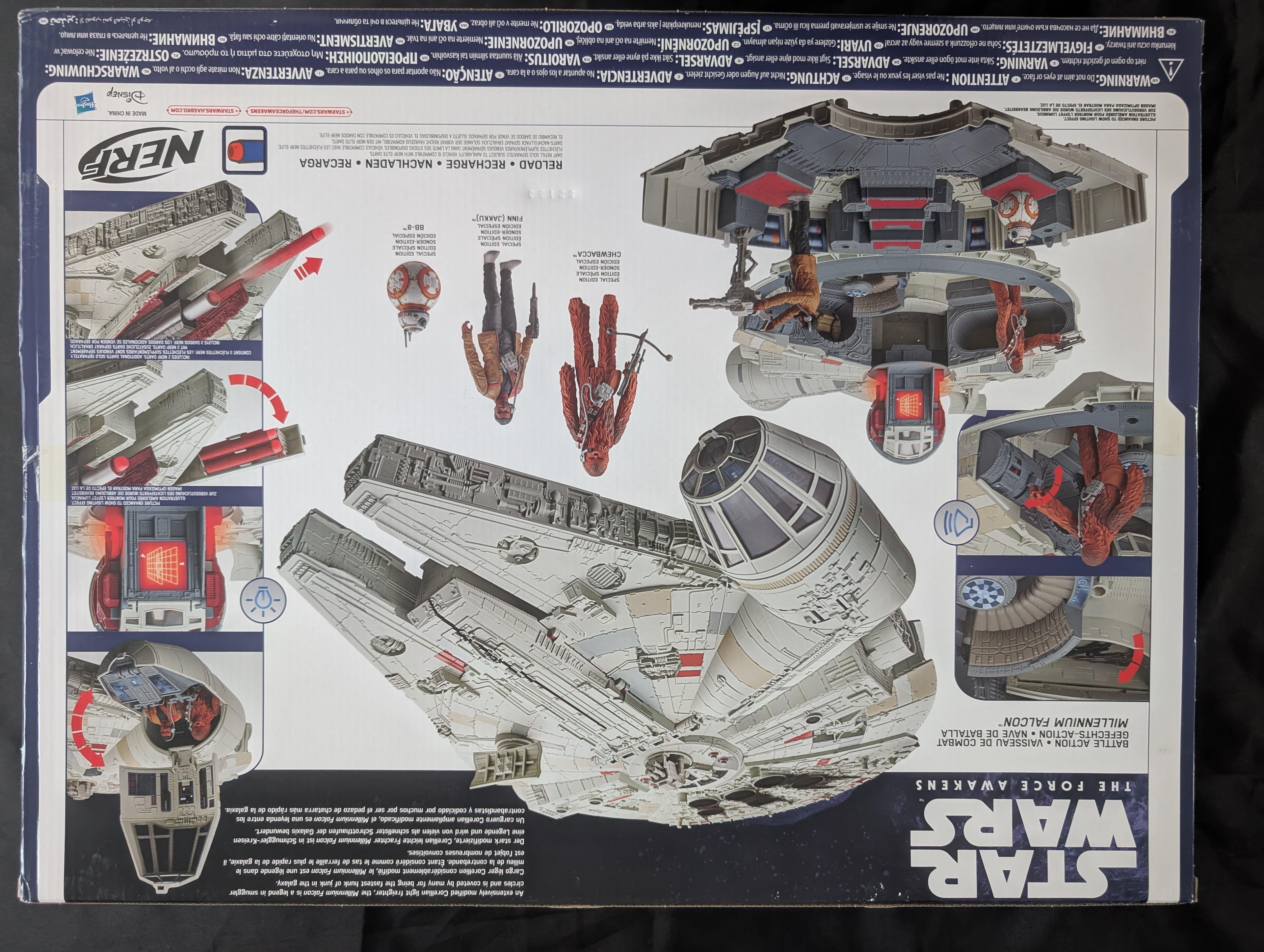 Falcon Millennium + Finn Jakku, Bb-8, Chewbacca (B3678)