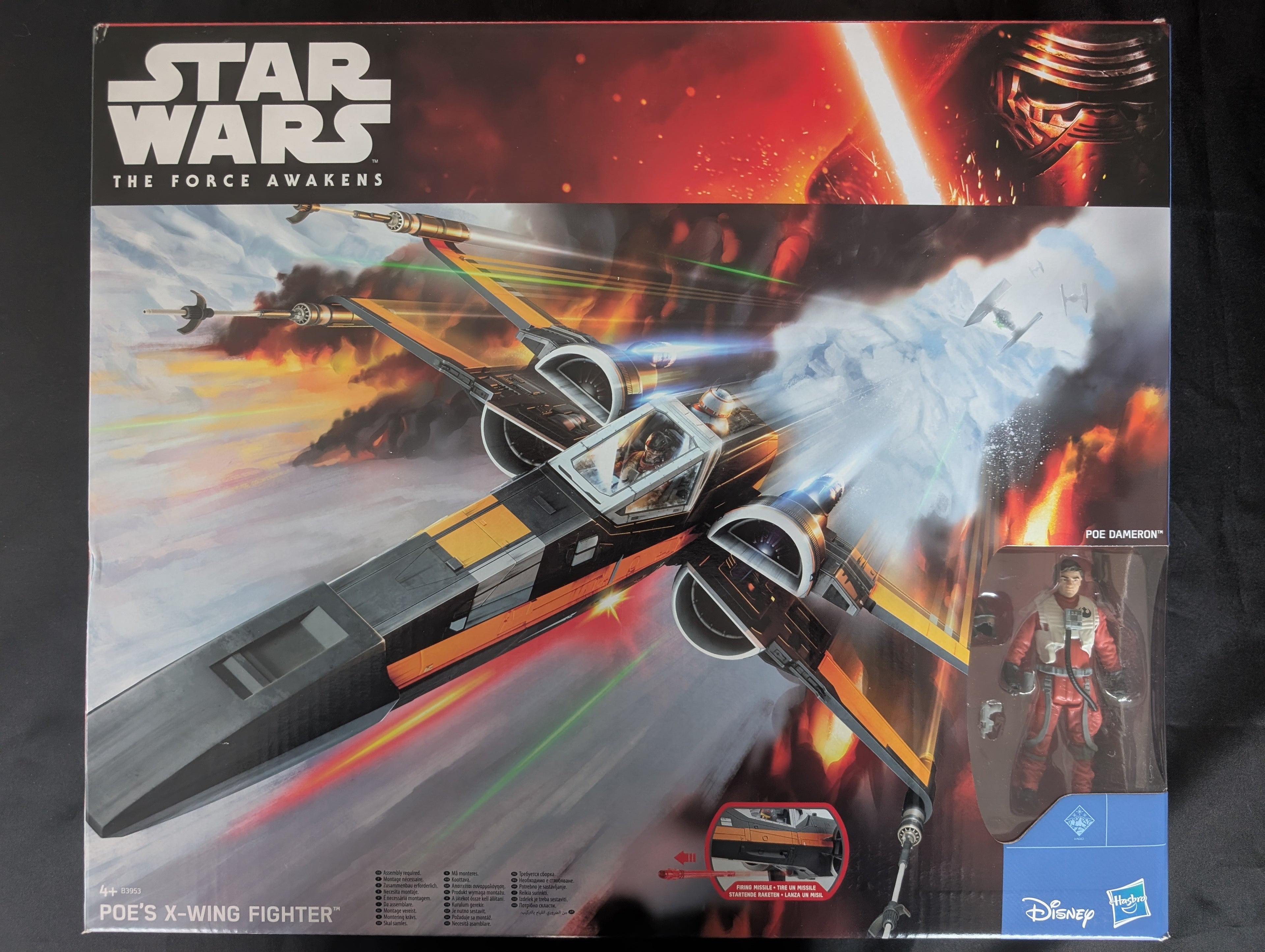 Figurine Poe's X-Wing Fighter (B3953) - Hasbro Star Wars