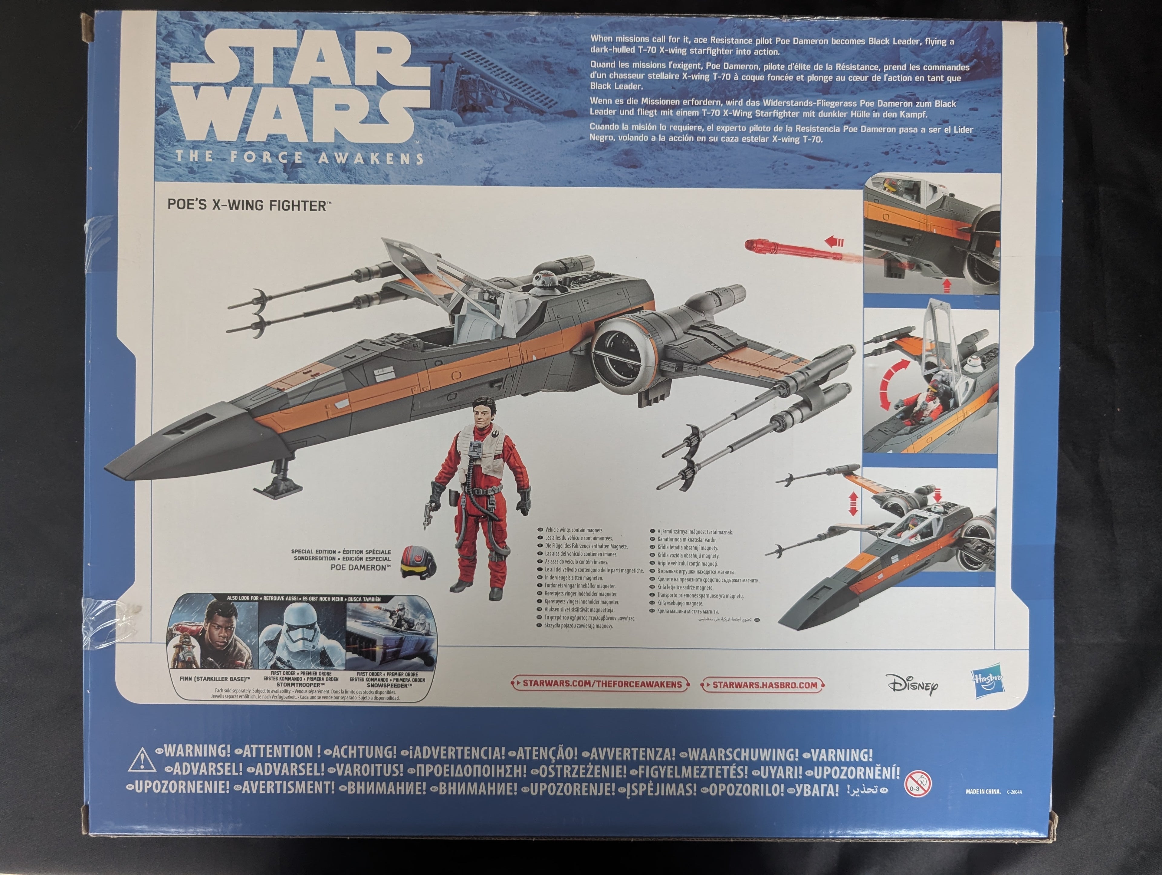 Figurine Poe's X-Wing Fighter (B3953) - Hasbro Star Wars