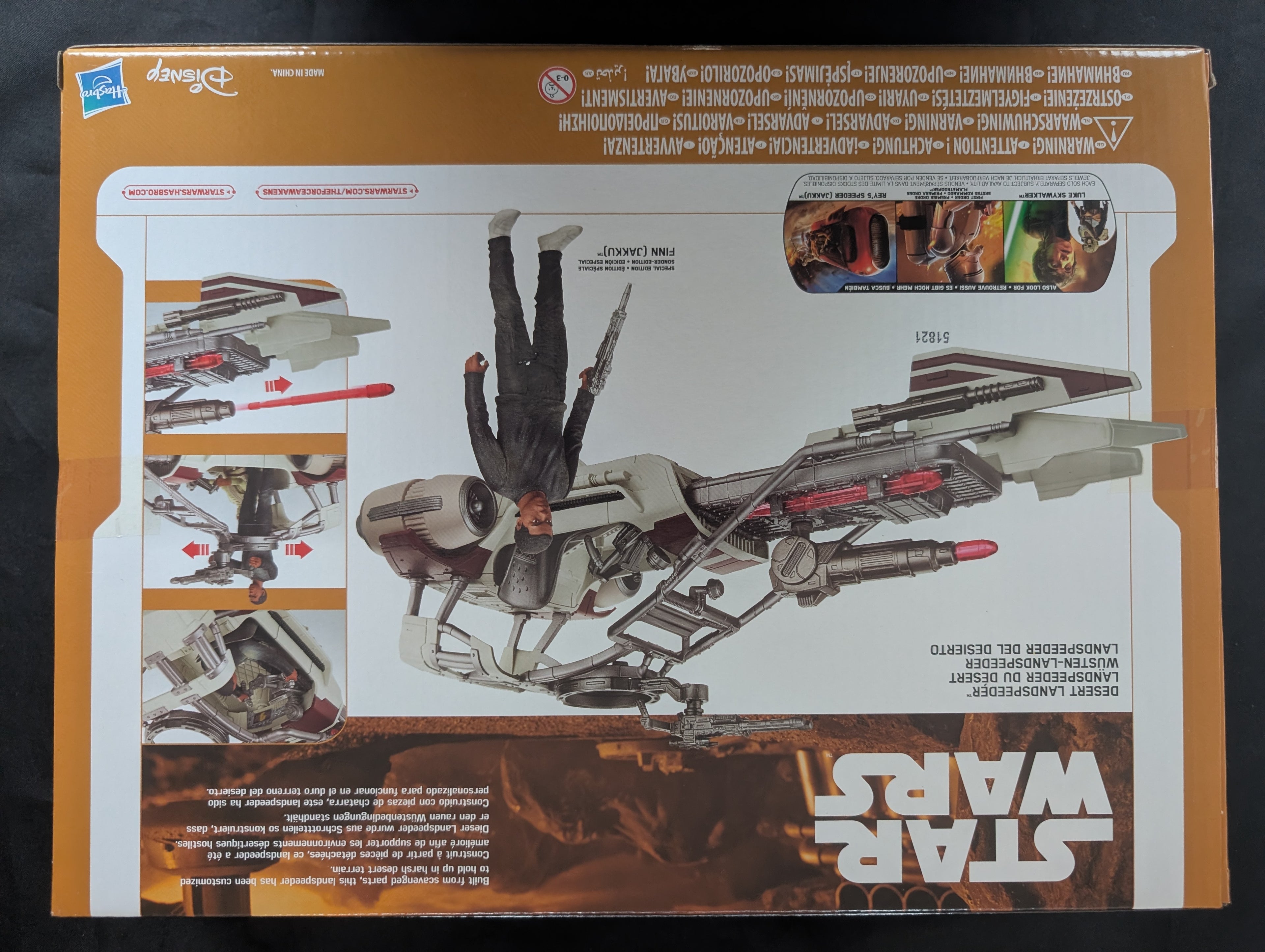 Desert Landspeeder + Finn (B3674)