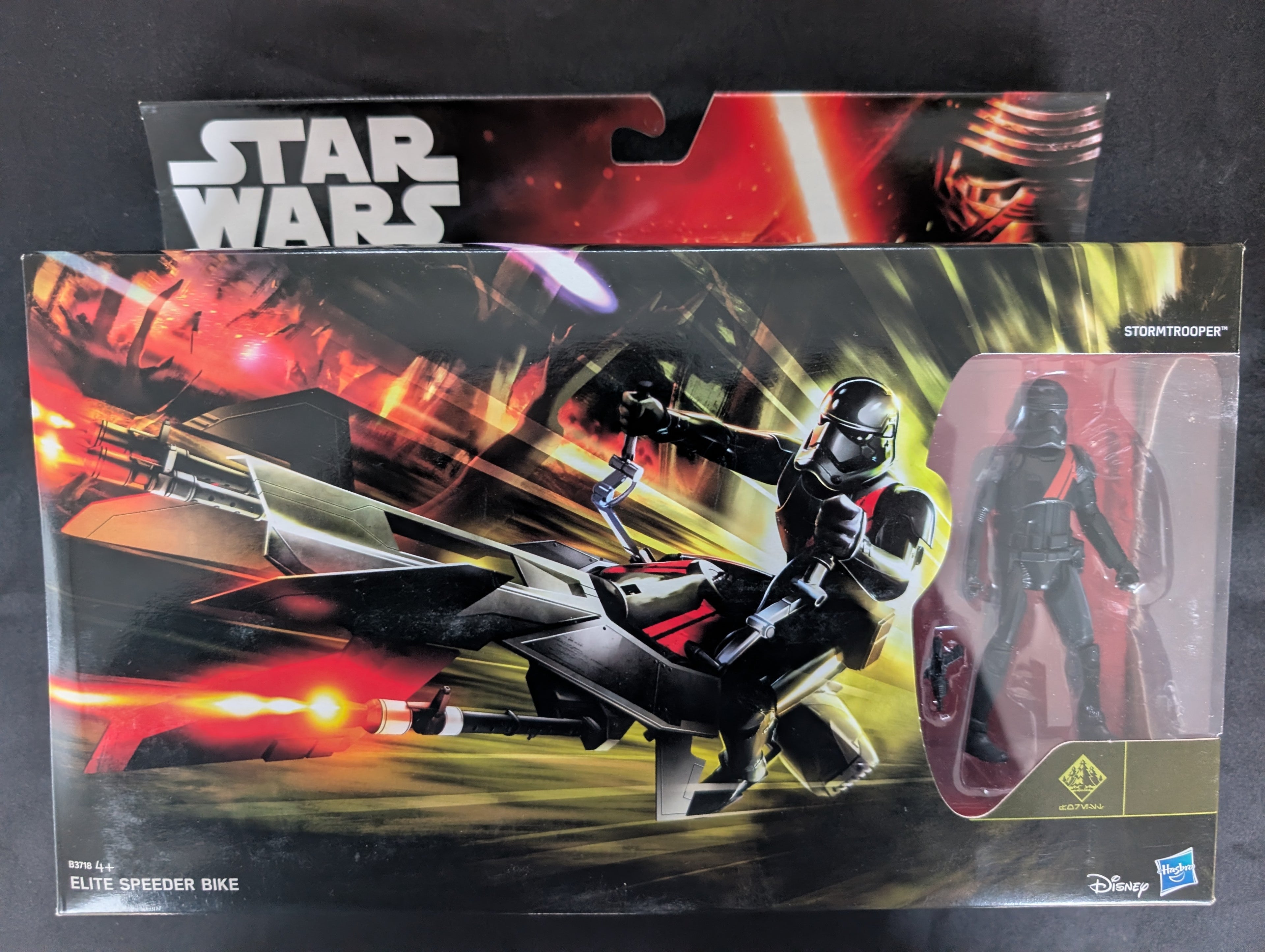 Figurine Elite Speeder Bike + Stormtrooper (B3718) - Hasbro Star Wars