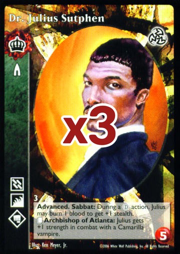 Dr. Julius Sutphen [Third set] - VTES CCG