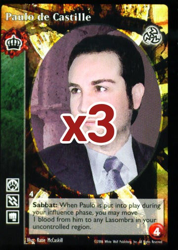 Paulo de Castille [Third set] - VTES CCG