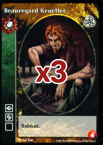 Beauregard Krueller [Third set] - VTES CCG