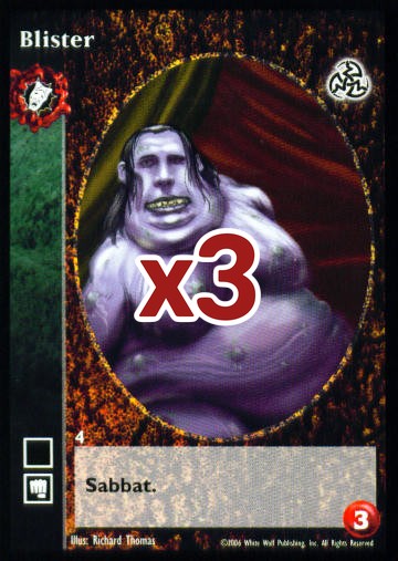 Blister [Third set] - VTES CCG
