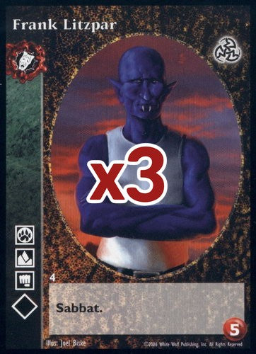 Frank Litzpar [Third set] - VTES CCG