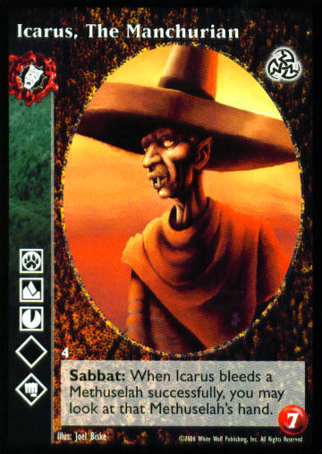 Icarus, The Manchurian [Third set] - VTES CCG