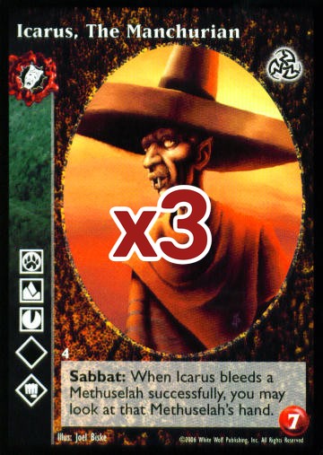 Icarus, The Manchurian [Third set] - VTES CCG