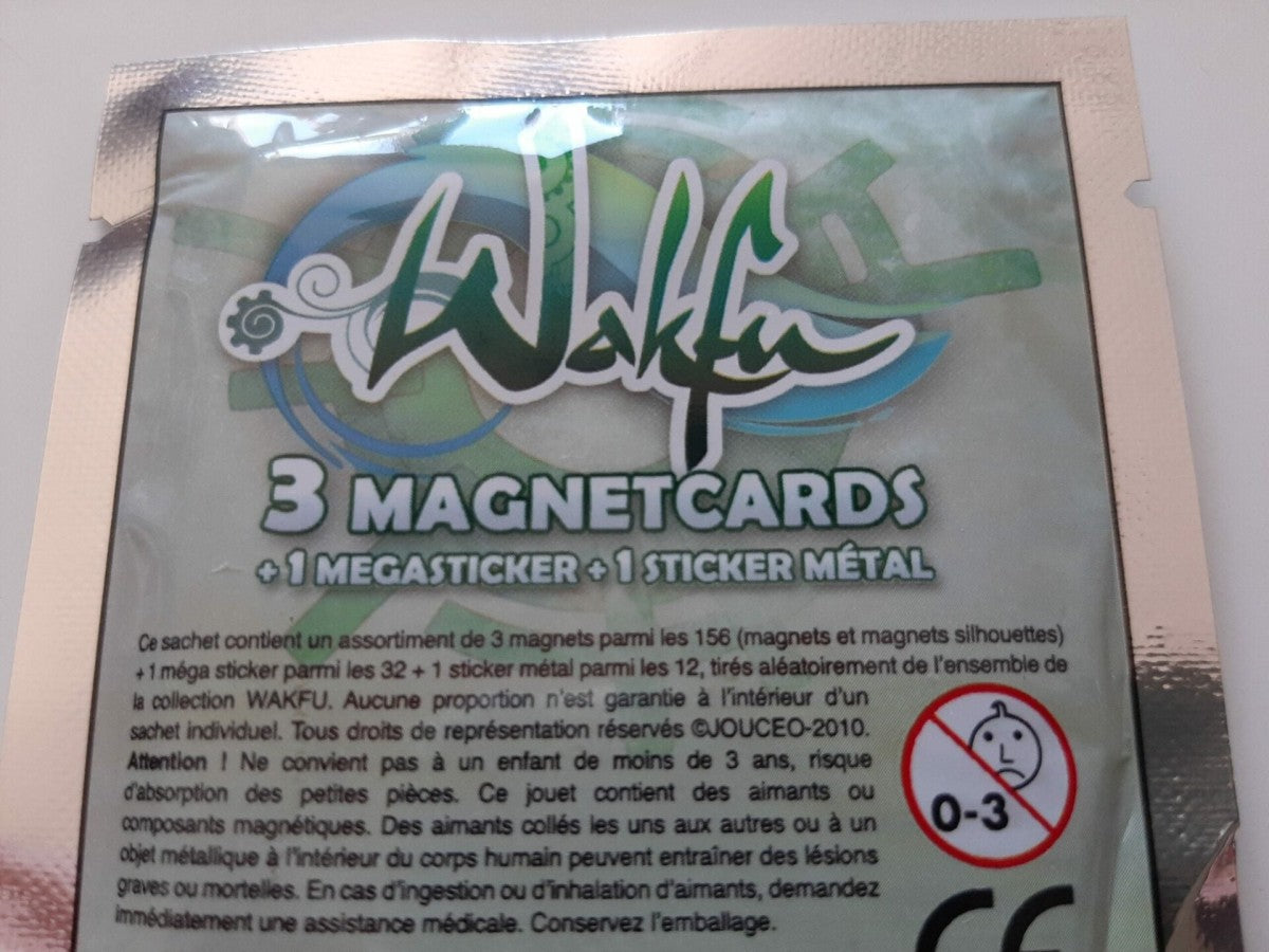 Sachet 3 magnets Wakfu neuf