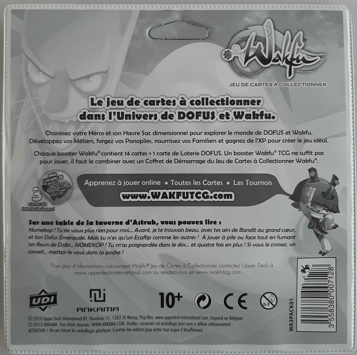 Pack Nomekop 3 boosters + carte foil - blister neuf