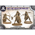 Figurines JdR à peindre - Set de Jeu de rôles : 3 Humaines Guerrières Barbares