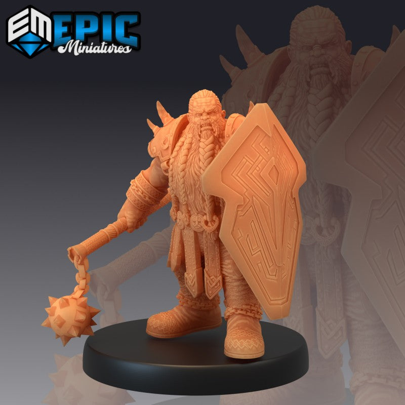 Figurines JdR à peindre - Set de jeu de rôles : 3 Nains Guerriers Barbares - Epic Miniatures - OCCASION
